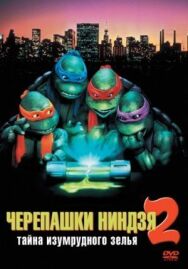 Постер к Черепашки-ниндзя 2: Тайна изумрудного зелья смотреть онлайн на HD Rezka